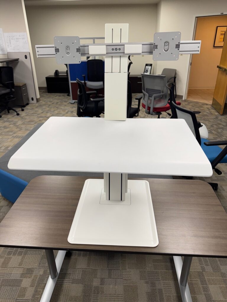 sit to stand desk humanscale used office furniture
